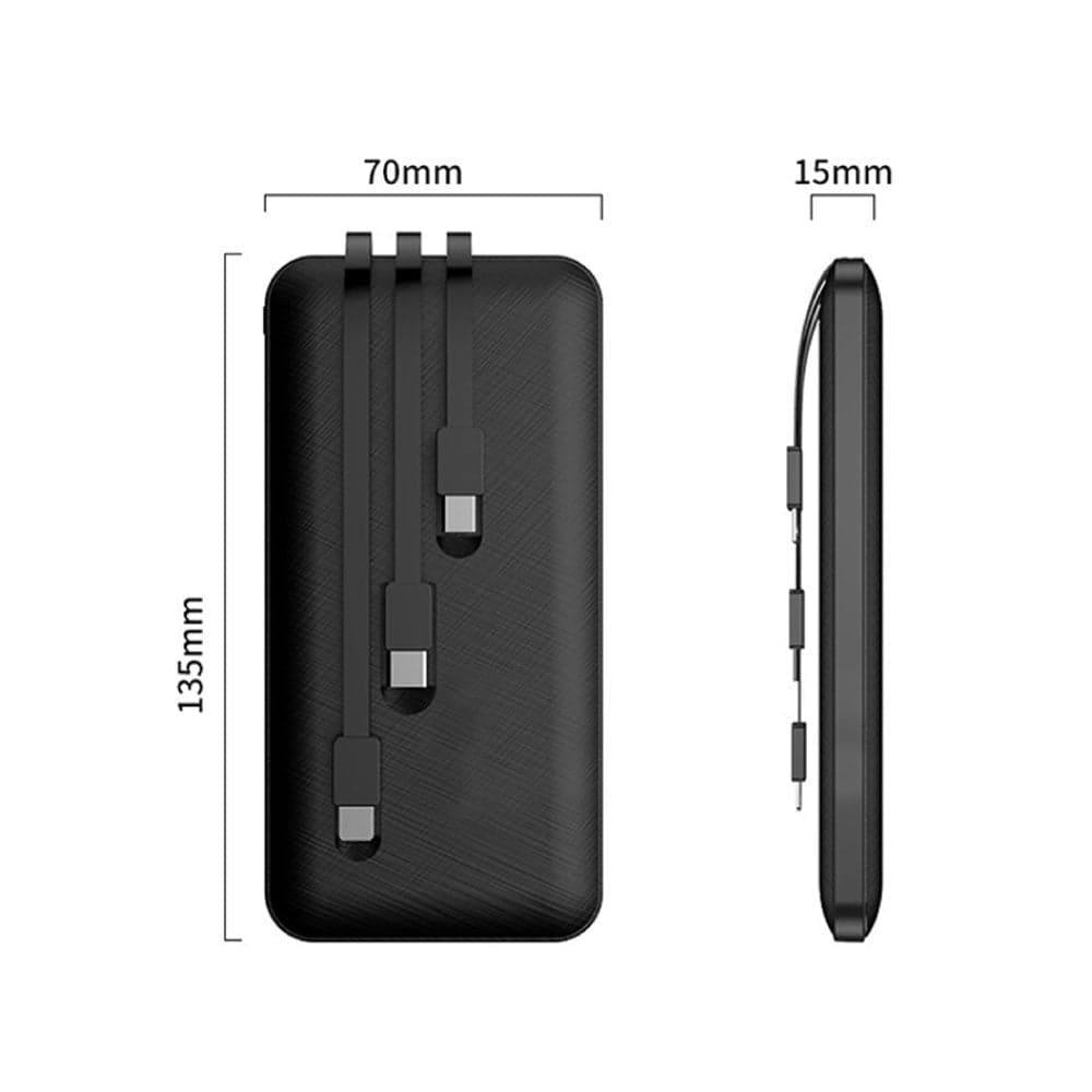 Power Bank A Ricarica Rapida 12000Mah 4 Cavi thumbnail 7
