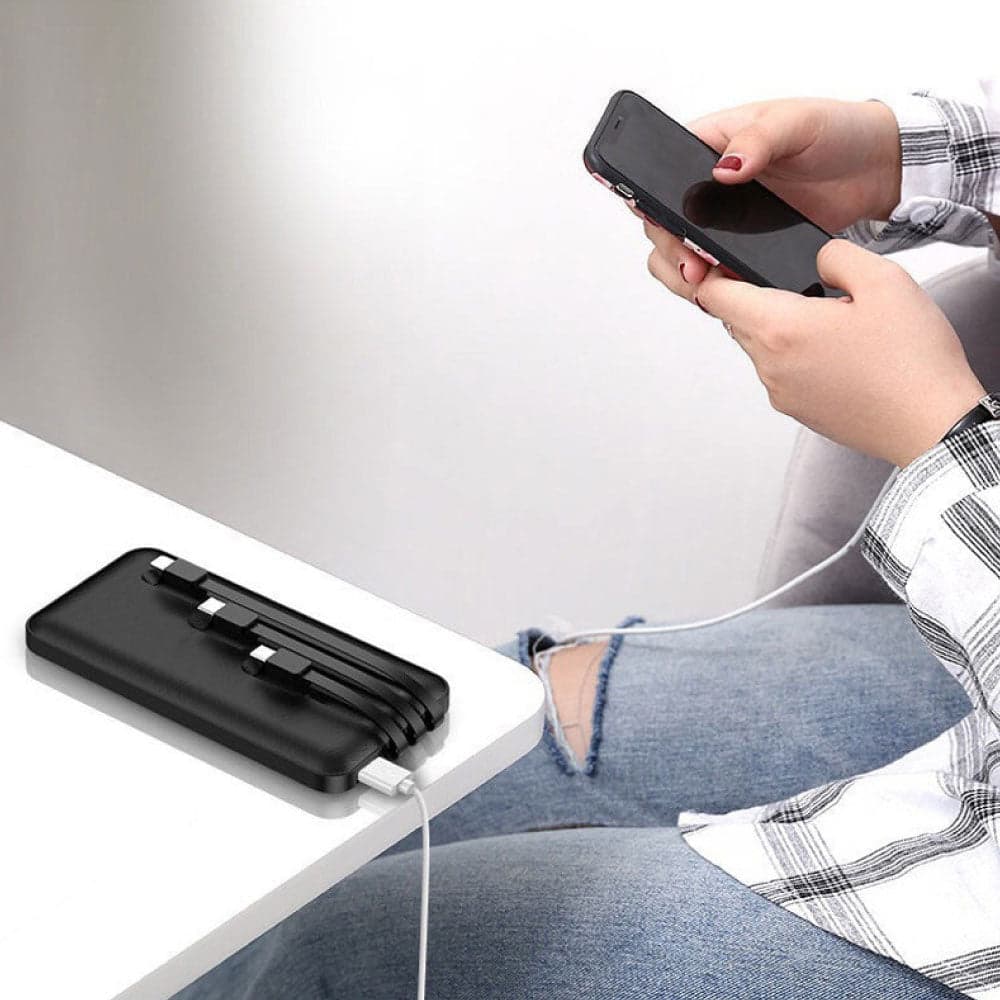 Power Bank A Ricarica Rapida 12000Mah 4 Cavi thumbnail 6