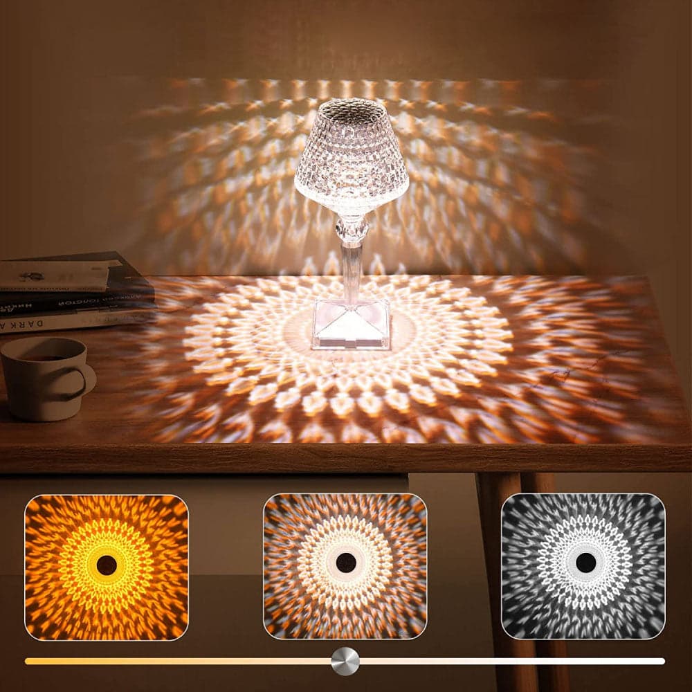 Design Lamp Prisma In Cristallo Touch Senza Fili thumbnail 5