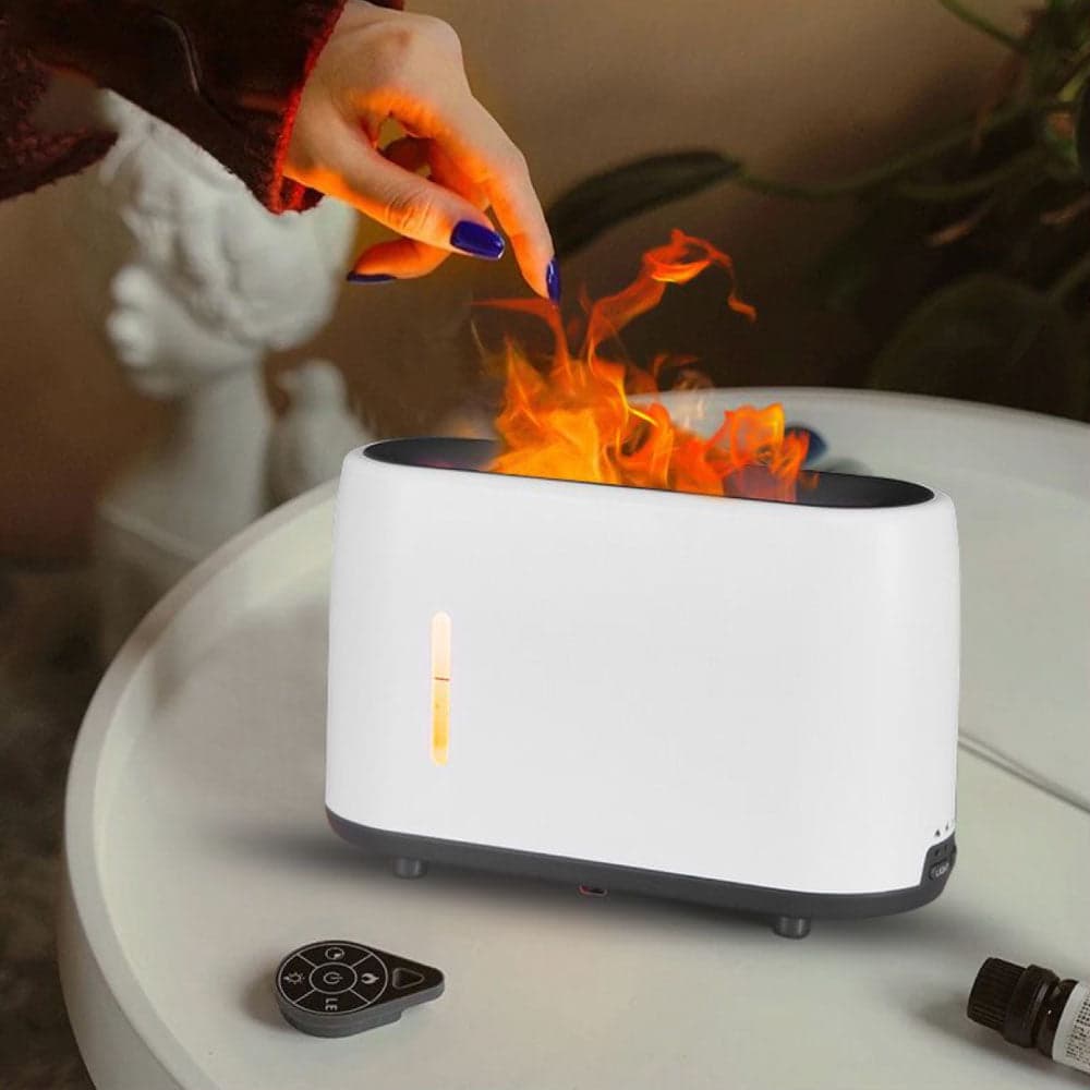 Diffusore Di Aroma Ambiente Con Effetto Fiamma Led