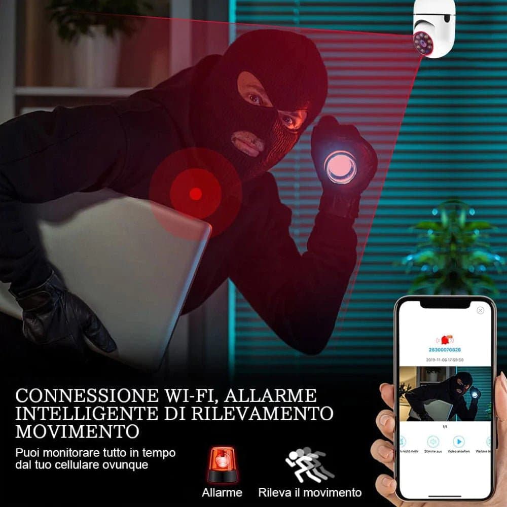Telecamera Lampadina di Sicurezza thumbnail 8