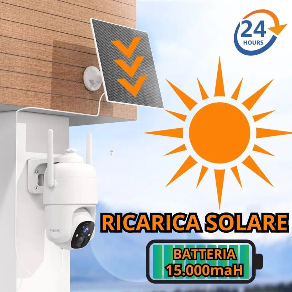 SunCam Telecamera Sicurezza con Solare thumbnail 5