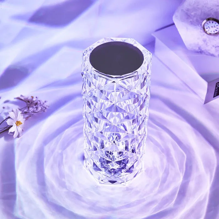Diamond Lamp Lampada Effetto Cristallo Diamante Touch 3 Luci