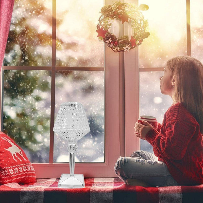 Design Lamp Prisma In Cristallo Touch Senza Fili