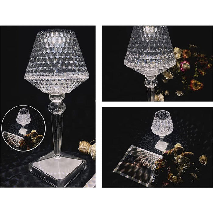 Design Lamp Prisma In Cristallo Touch Senza Fili