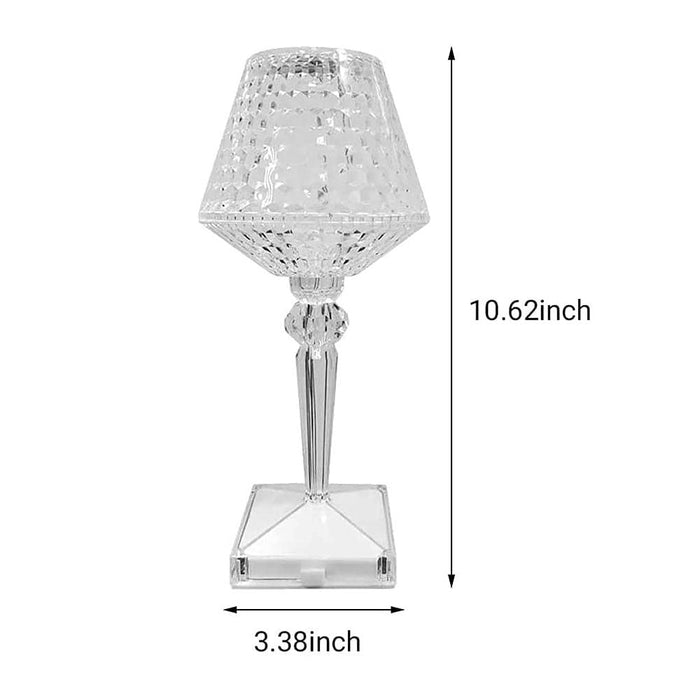 Design Lamp Prisma In Cristallo Touch Senza Fili