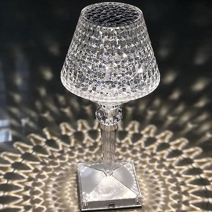 Design Lamp Prisma In Cristallo Touch Senza Fili