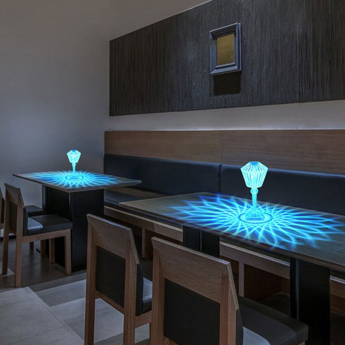 Design Lamp Prisma In Cristallo Touch Senza Fili