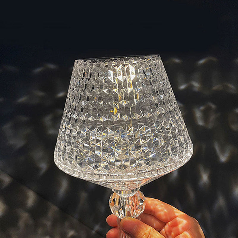 Design Lamp Prisma In Cristallo Touch Senza Fili