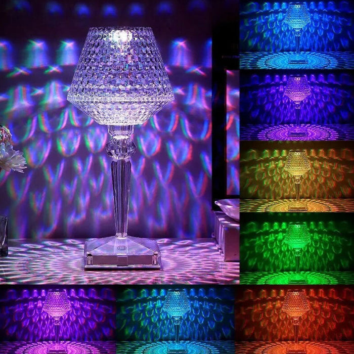 Design Lamp Prisma In Cristallo Touch Senza Fili