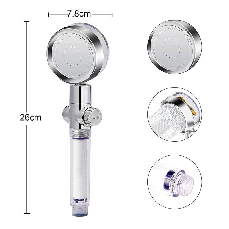 Doccia Alta Pressione Anticalcare Girevole A 360 °