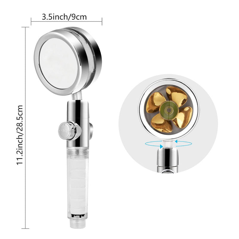 Doccia Alta Pressione Anticalcare Girevole A 360 °