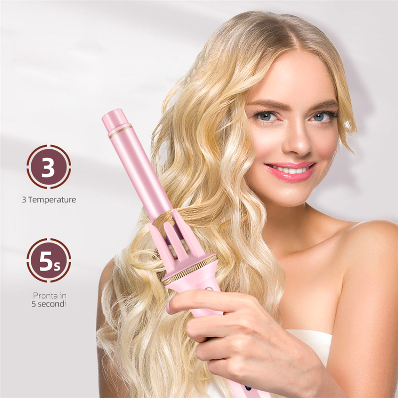 Hair Rolling, Ferro Automatico Rotante In Ceramica