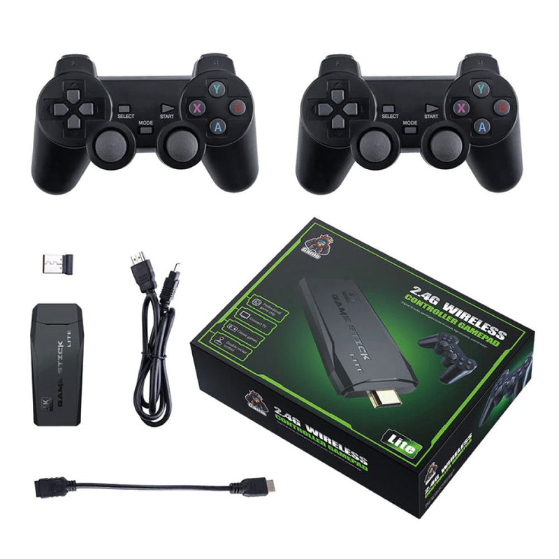 Game Stick Console Retro 10000 Giochi Usb Con 2 Controller