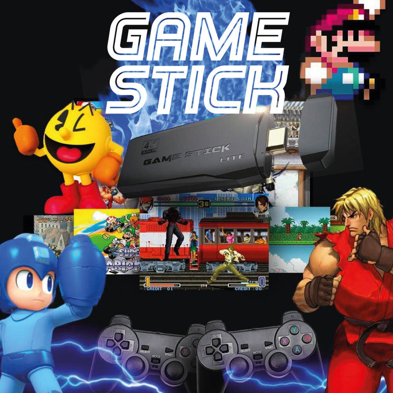 Game Stick Console Retro 10000 Giochi Usb Con 2 Controller