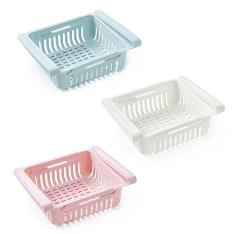 Kit Cestino 4 Vassoi Riquadri Per Frigorifero