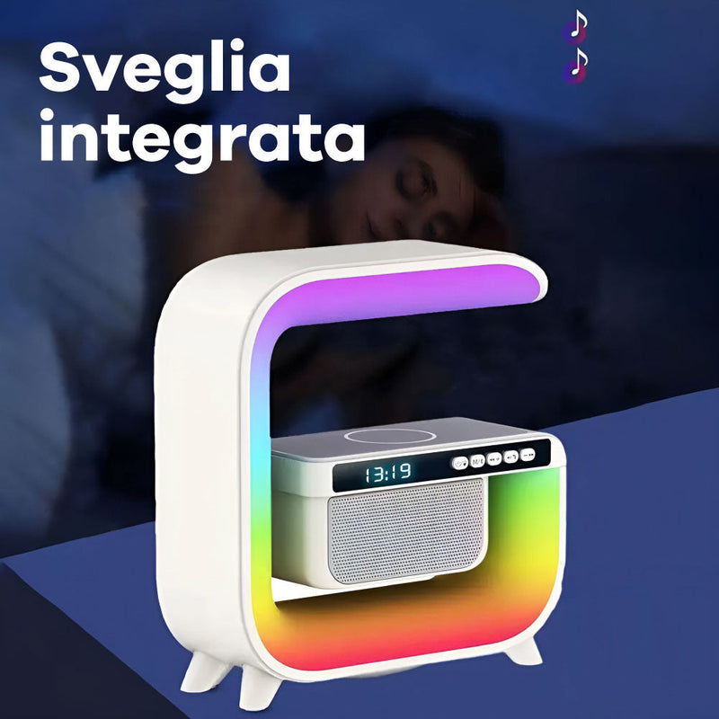 G Plus Lamp, Lampada Led Con Ricarica Wireless