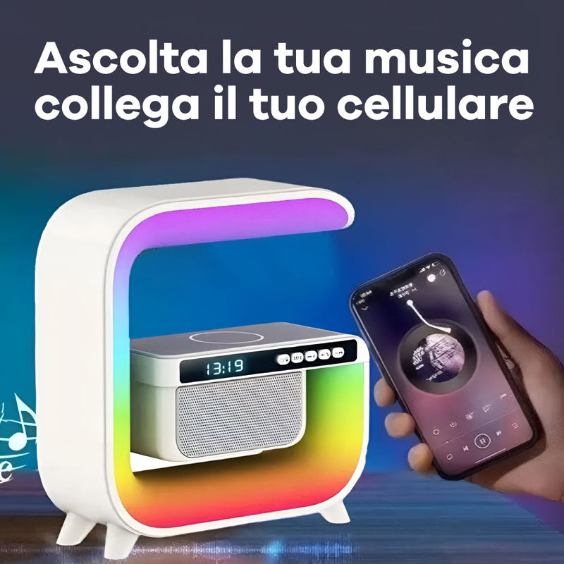 G Plus Lamp, Lampada Led Con Ricarica Wireless