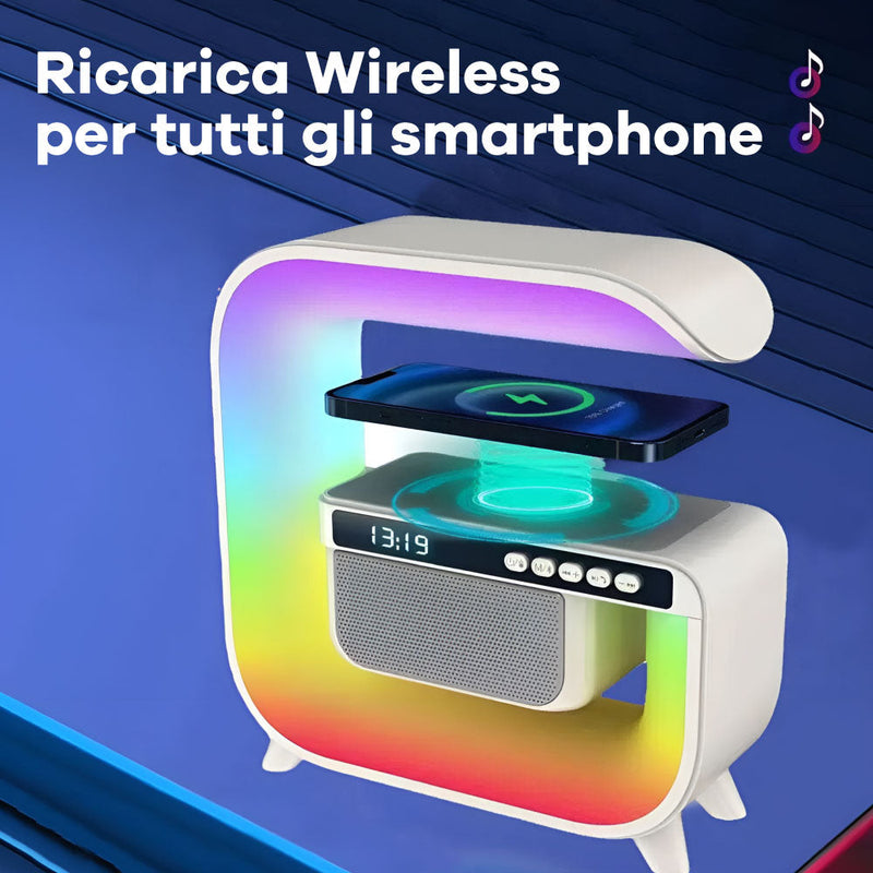 G Plus Lamp, Lampada Led Con Ricarica Wireless