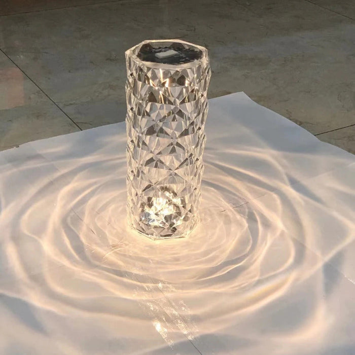 Diamond Lamp Lampada Effetto Cristallo Diamante Touch 3 Luci