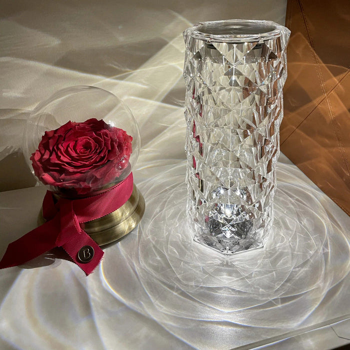 Diamond Lamp Lampada Effetto Cristallo Diamante Touch 3 Luci