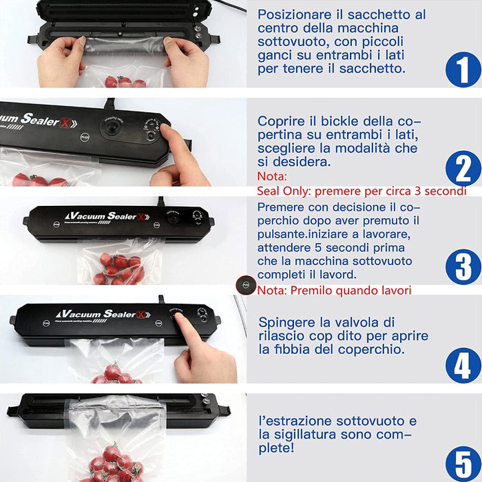 Macchina Sottovuoto Professionale Per Alimenti Freschi