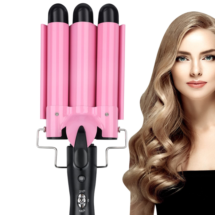 Magic Wave Arricciacapelli Professionale 3 Tubi In Ceramica