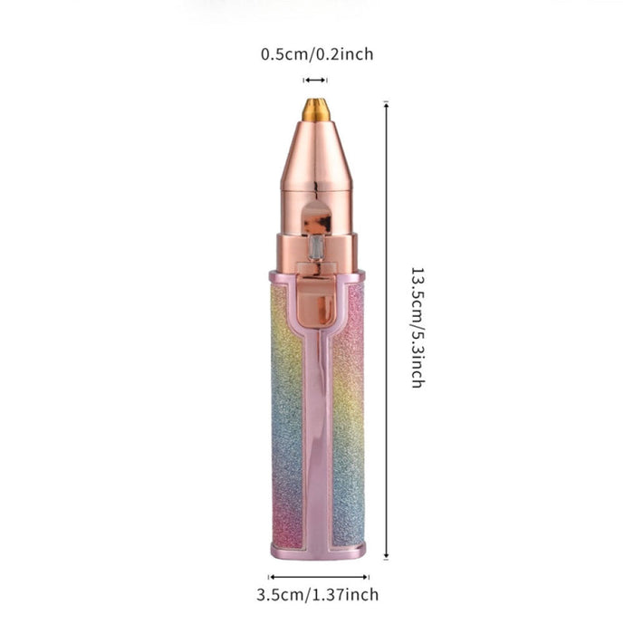 Rainbow Pen 2 In 1 Depilazione Ad Alta Precisione