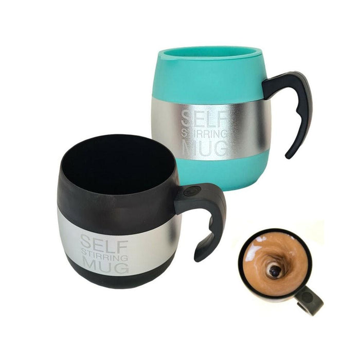 Tazza Automescolante Termica Nera