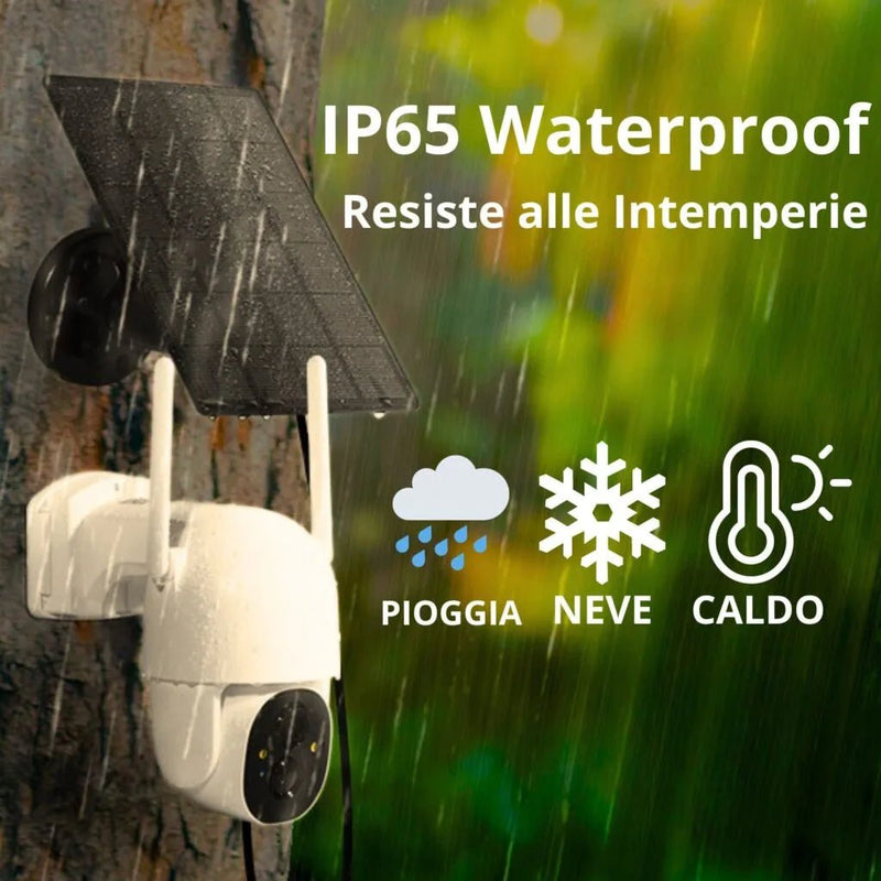 SunCam Telecamera Sicurezza con Solare - Doppio Camera 4G LTE