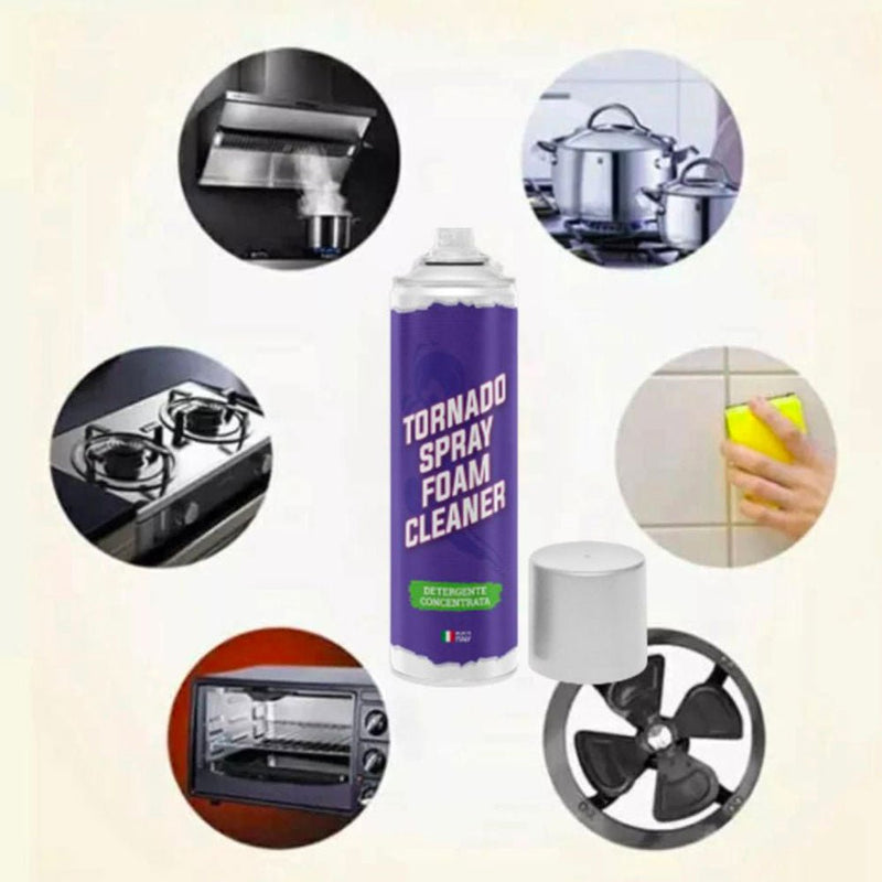 Tornado Spray, Schiuma Detergente Per La Pulizia Di Tutto