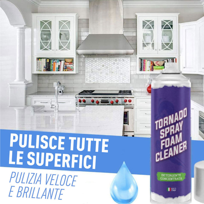 Tornado Spray, Schiuma Detergente Per La Pulizia Di Tutto